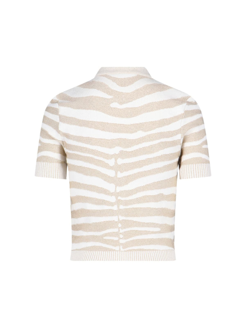 Balmain Zebra Print Top - Women