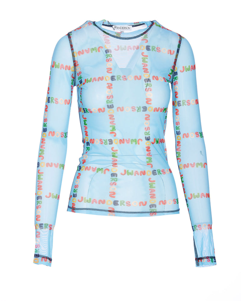 J.W. Anderson Longsleeves Mesh Top - Women