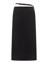 Jacquemus Logo Plaque Midi Skirt - Women