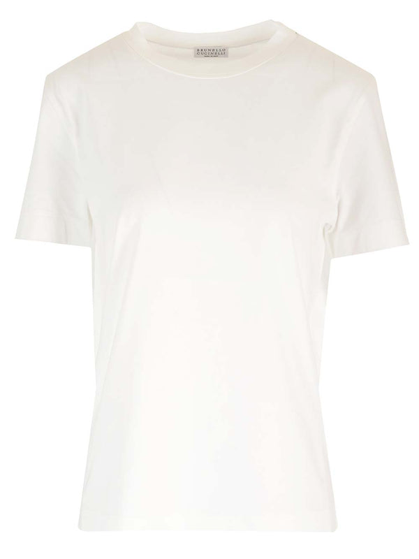 Brunello Cucinelli White Cotton T-shirt - Women