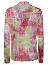 Versace Silk Printed Shirt - Women