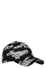 VETEMENTS All Over Logo Baseball Cap - Men