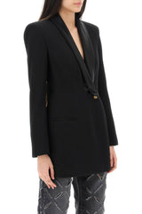 Versace Single-breasted Wool Blazer - Women