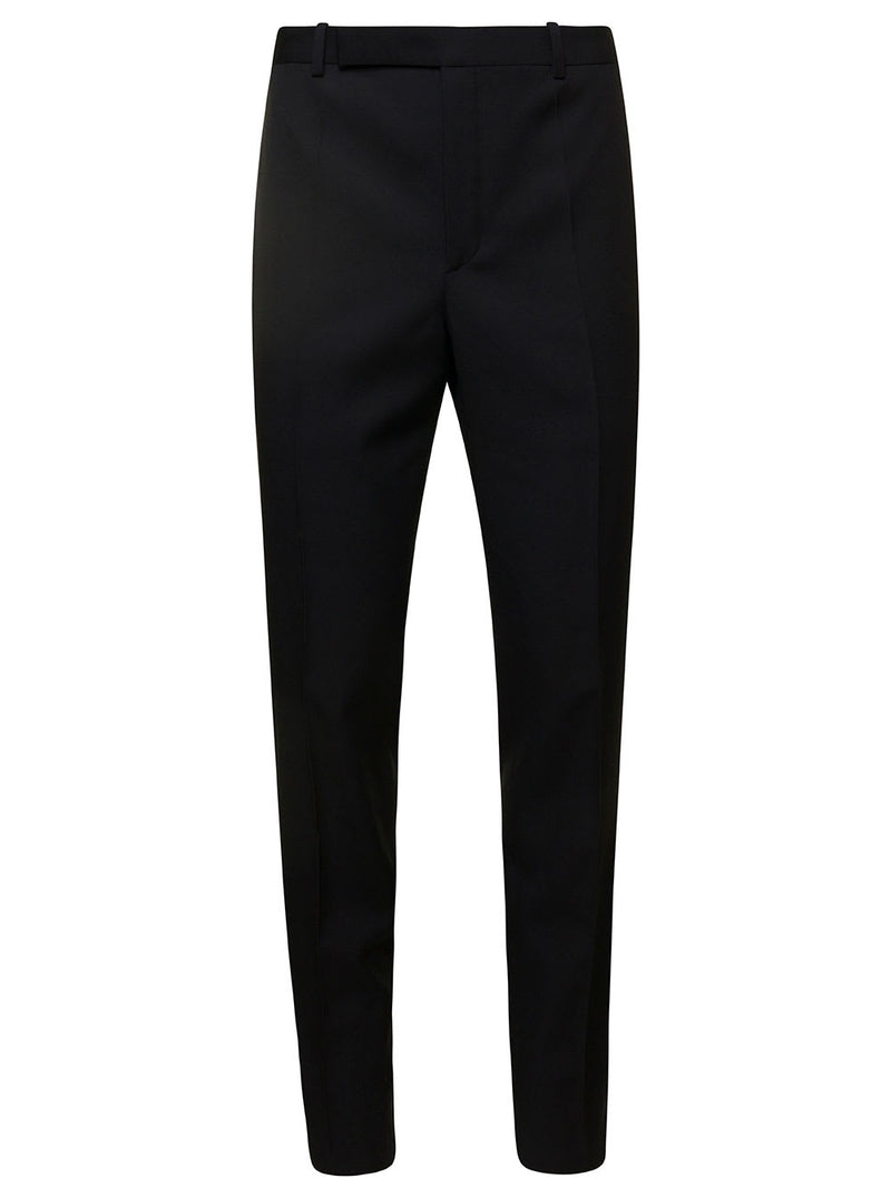 Saint Laurent Black Taileur Pants Man - Men