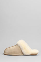 UGG Scuffette Ii Slipper-mule In Beige Suede - Women