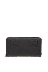 Gucci Logo Embossed Zip-around Wallet - Men