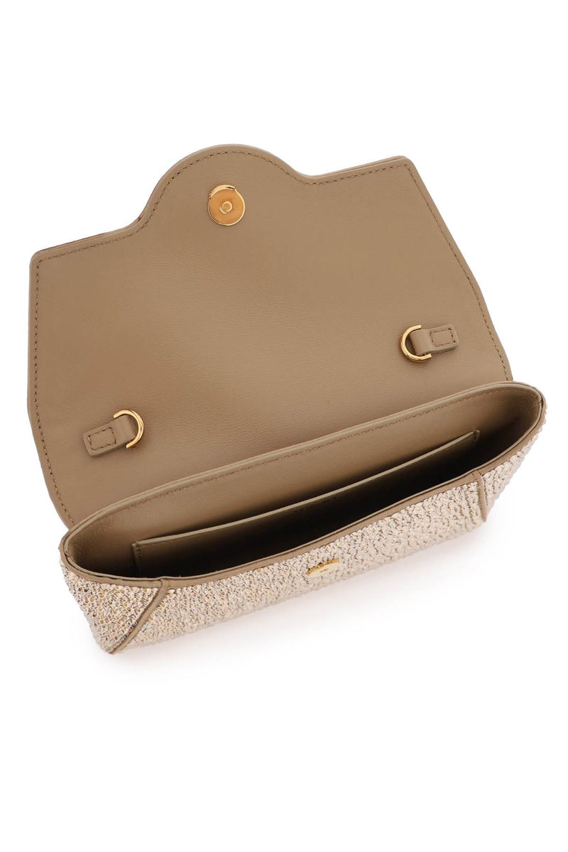 Versace La Medusa Envelope Clutch With Crystals - Women