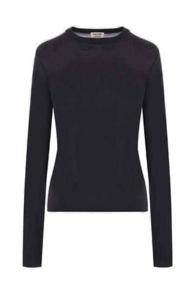 Saint Laurent Sweater In Cashmere, Wool And Silk - Women