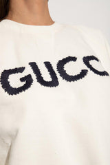 Gucci Logo Embroidered Crewneck Sweatshirt - Women