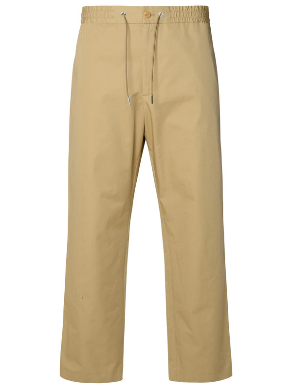 Moncler Beige Cotton Pants - Men
