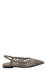 Brunello Cucinelli Pointed-toe Slingback Ballerina Shoes - Women