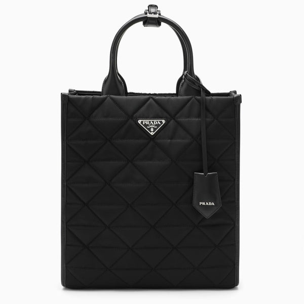 Prada Black Re-nylon Tote Bag - Women