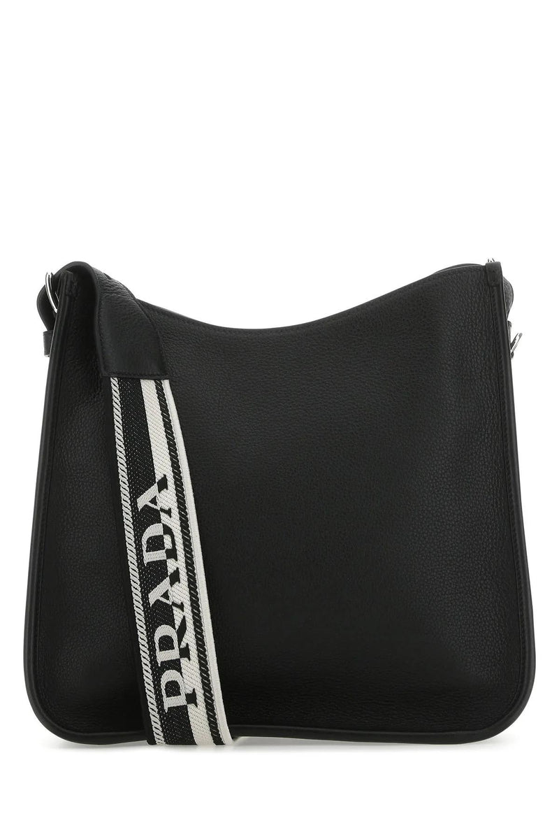 Prada Black Leather Crossbody Bag - Women