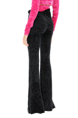 Versace Froiss Elvet Flared Pants - Women