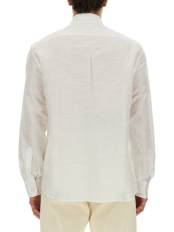 Brunello Cucinelli Linen Blend Shirt - Men