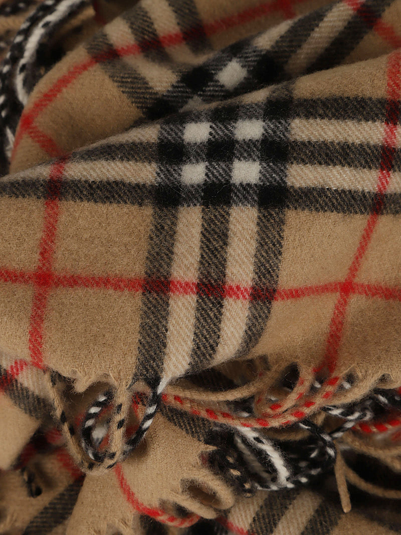 Burberry Vintage Check Washed Happy Scarf - Women