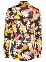 Dsquared2 Butterfly-print Satin Shirt - Men