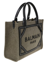 Balmain B-army Shopper Small-canvas&amp;logo - Women