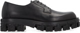 Versace Leather Lace-up Derby Shoes - Men