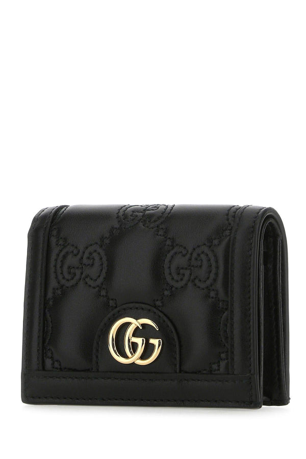 Gucci Black Leather Wallet - Women