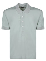 Tom Ford Ribber Mint Green Polo Shirt - Men