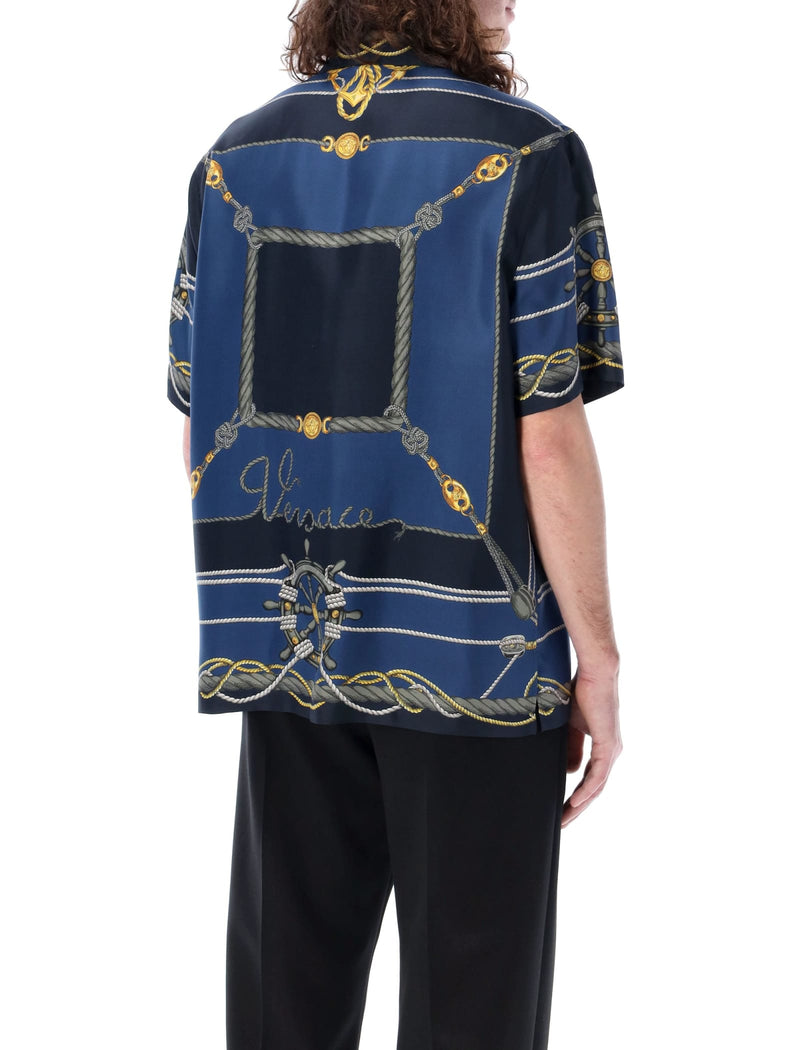 Versace Nautical Bowling Shirt - Men