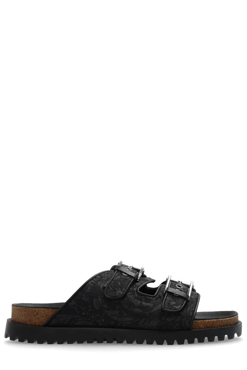 Versace Barocco Jacquard Open-toe Slides - Men