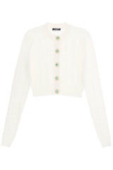 Balmain Cropped Cardigan With Jewel Buttons - Women