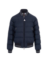 Moncler Night Blue Argo Padded Bomber Jacket - Women