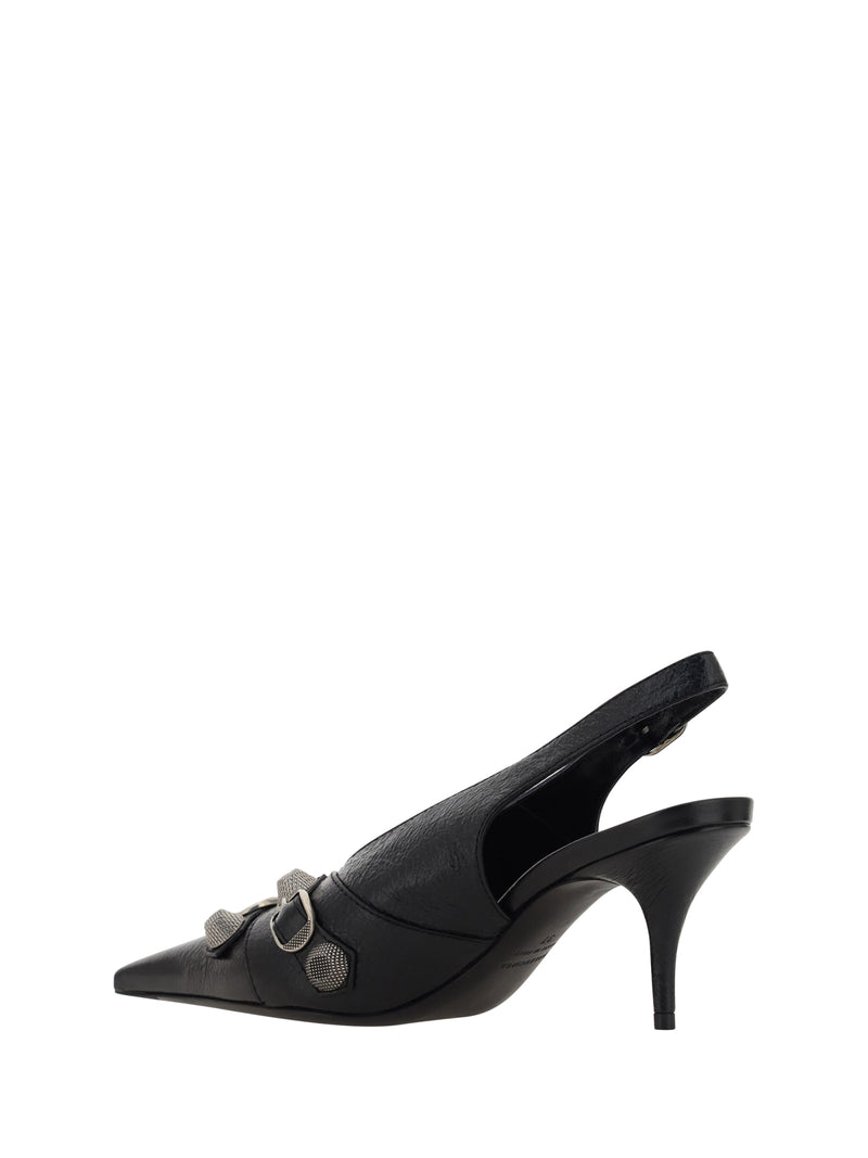 Balenciaga Cagole Slingback Pumps - Women