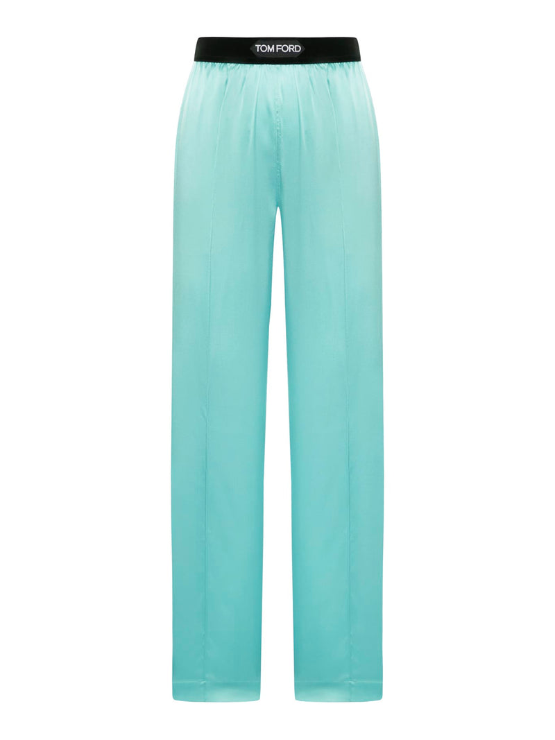 Tom Ford Stretch Silk Satin Pj Pants - Women