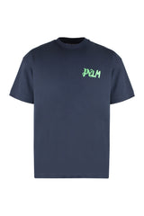 Palm Angels Cotton Crew-neck T-shirt - Men