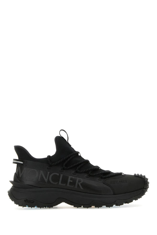 Moncler Black Fabric And Rubber Trailgrip Lite2 Sneakers - Men