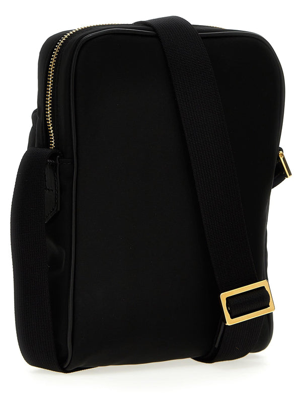 Tom Ford Logo Nylon Crossbody Bag - Men - Piano Luigi