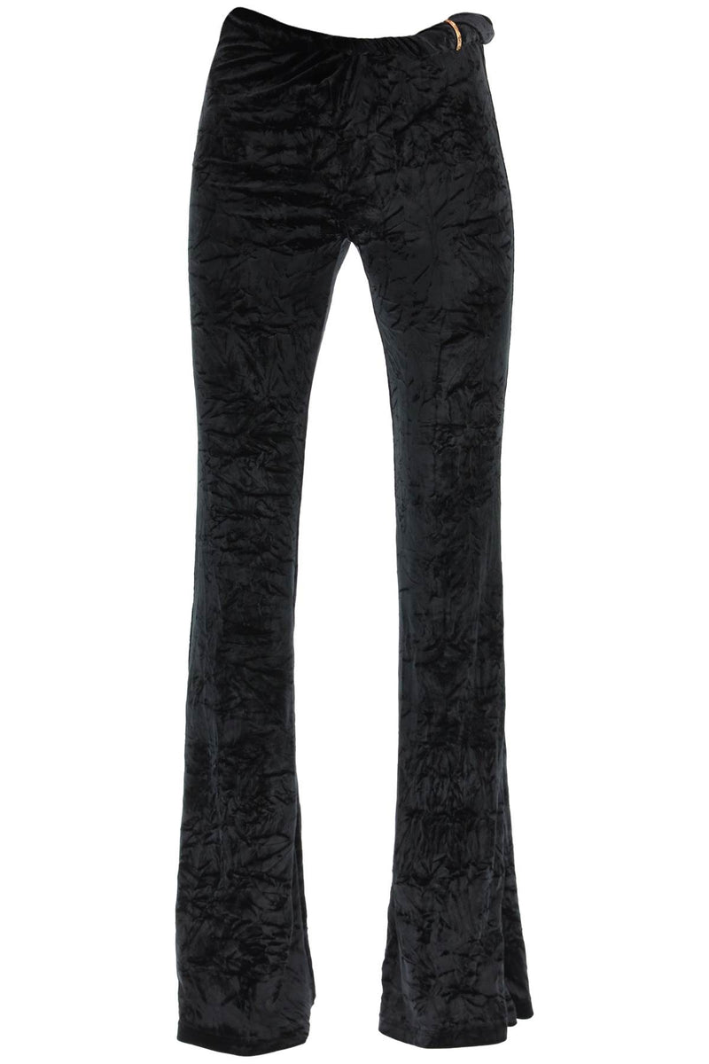 Versace Froiss Elvet Flared Pants - Women