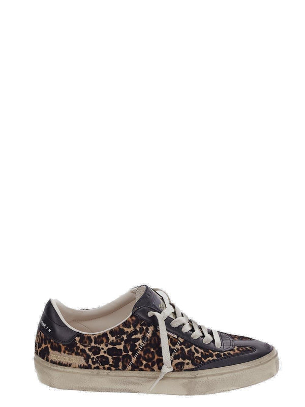Golden Goose Soul Star Leopard Printed Sneakers - Men