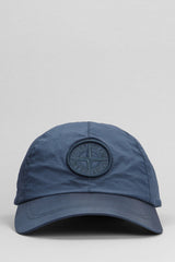 Stone Island Hats In Blue Polyamide - Men