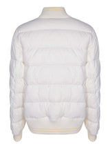 Moncler Argo White Bomber Jacket - Women