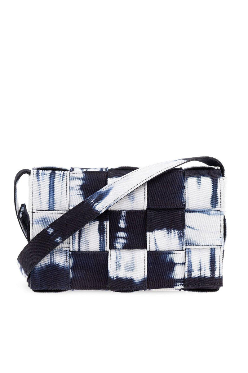 Bottega Veneta Cassette Tie-dyed Denim Crossbody Bag - Men