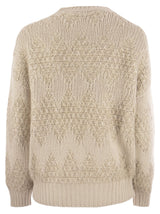 Brunello Cucinelli Wool, Silk And Cashmere Sweater - Women