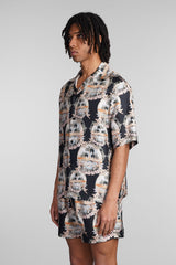 AMIRI Shirt In Multicolor Silk - Men