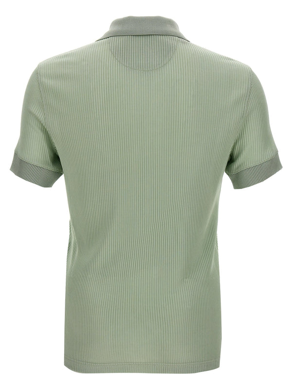 Tom Ford Ribbed Viscose Polo Shirt - Men