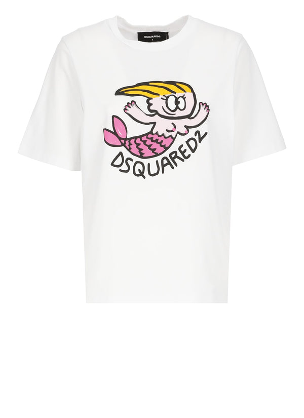 Dsquared2 Mermaid Print T-shirt - Women