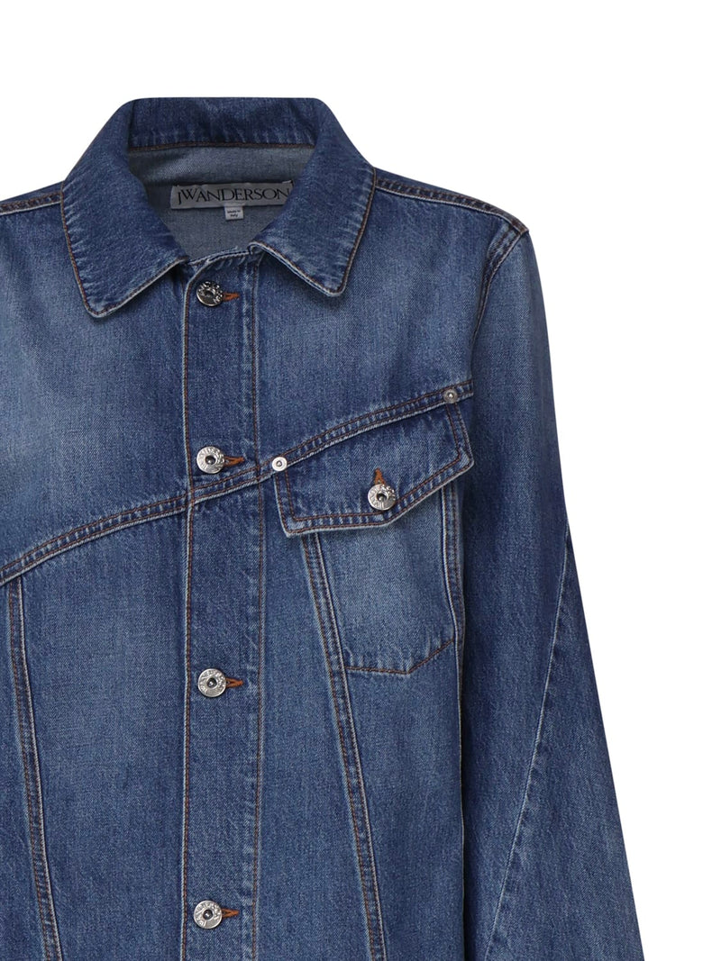 J.W. Anderson Denim Jacket With Logo - Women