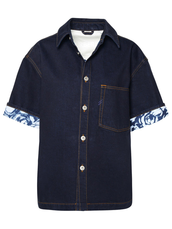 Burberry Blue Cotton Shirt - Women