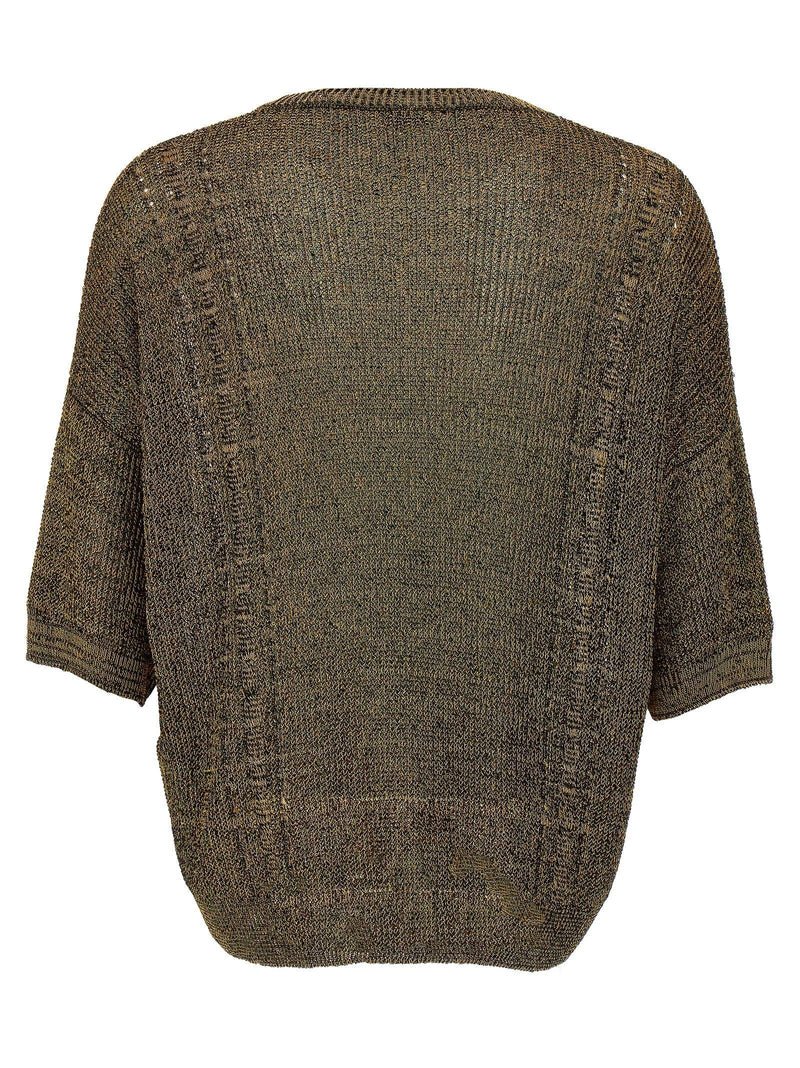 Saint Laurent Gold Thread Sweater - Men - Piano Luigi