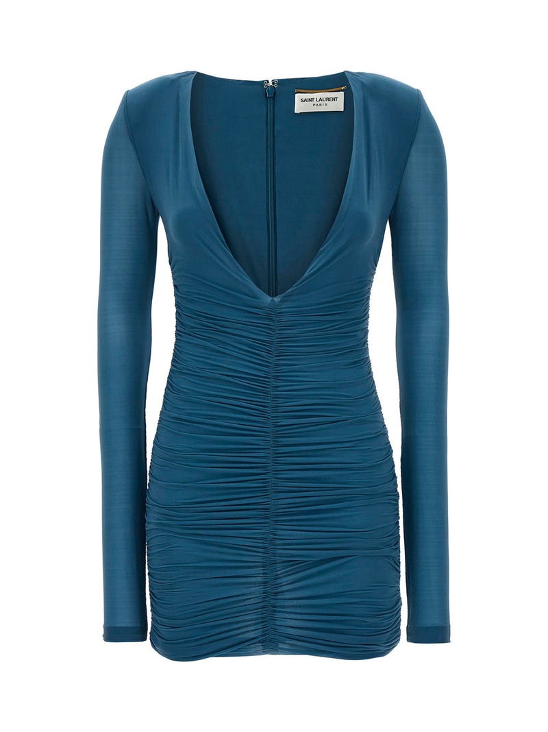 Saint Laurent Cupro Dress - Women