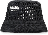 Prada Logo Detail Bucket Hat - Women
