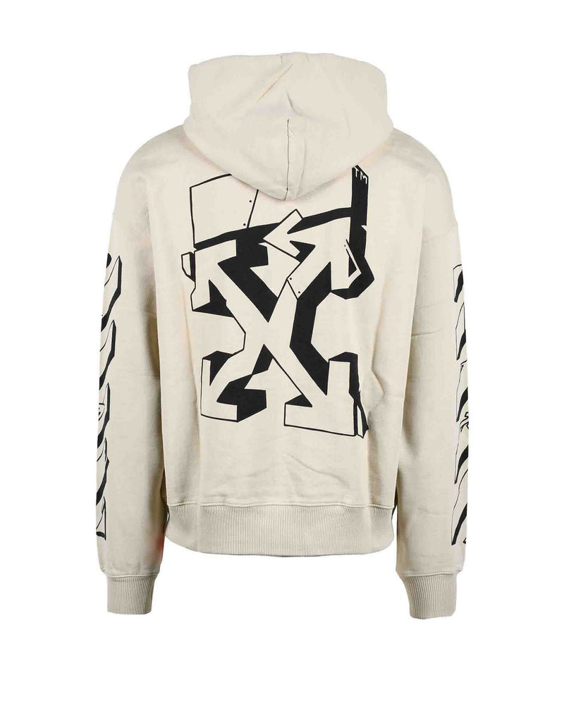 Off-White Mens Beige Sweatshirt - Men