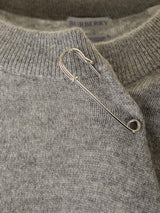 Burberry Pin Detail Sweater - Women - Piano Luigi